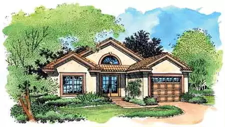 image of small southwest house plan 6545